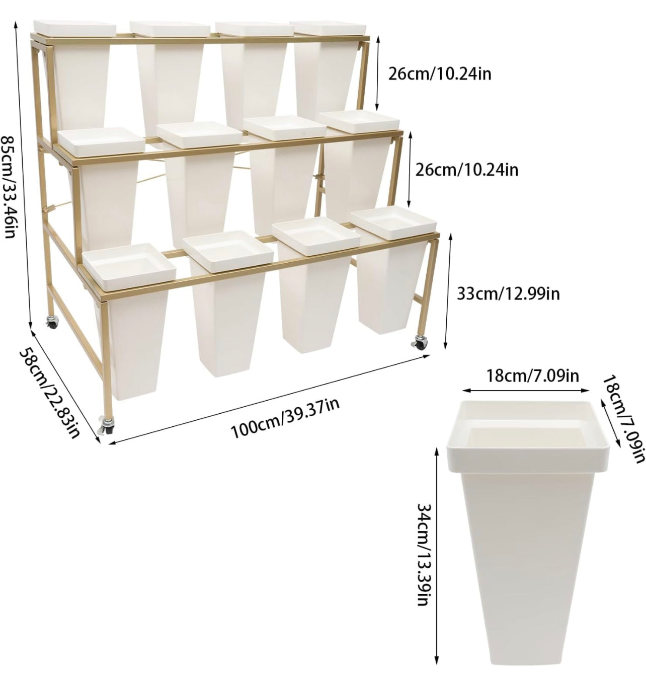 Flower Display Stand - forever roses store 