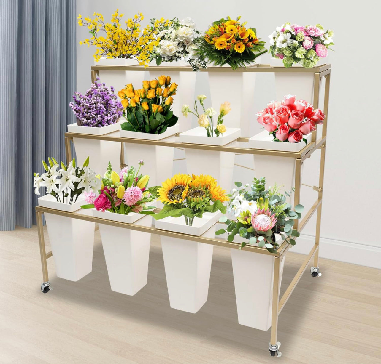 Flower Display Stand - forever roses store 