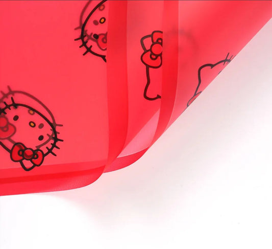 Hello Kitty Flower Wrapping Paper - Red